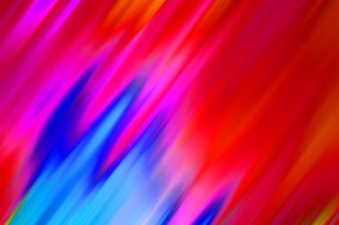 Şehir üzerinde soyut hareket hızı etkisi. Canlı renkli arkaplan. 