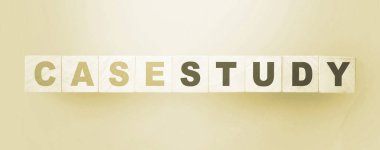 Tahta küplere yazılmış bir vaka çalışması. İş ve eğitim konseptine örnekler