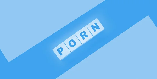 장난감에 Porn 이라는 — 스톡 사진