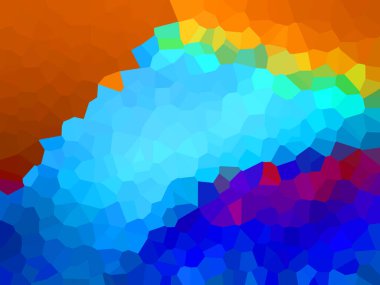 soyut renkli arkaplan, kristalize kavram 