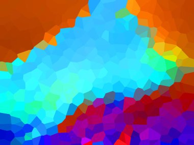soyut renkli arkaplan, kristalize kavram 