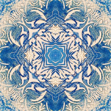 Ortaçağ fayanslarının soyut renkli arkaplanı 