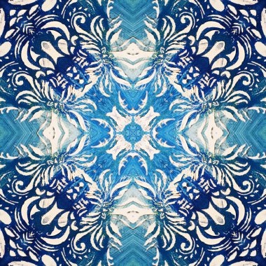 Ortaçağ fayanslarının soyut renkli arkaplanı 