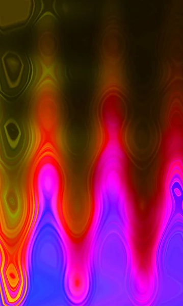 Abstraktní Barevné Vlny Pozadí Šablona Návrhu — Stock fotografie