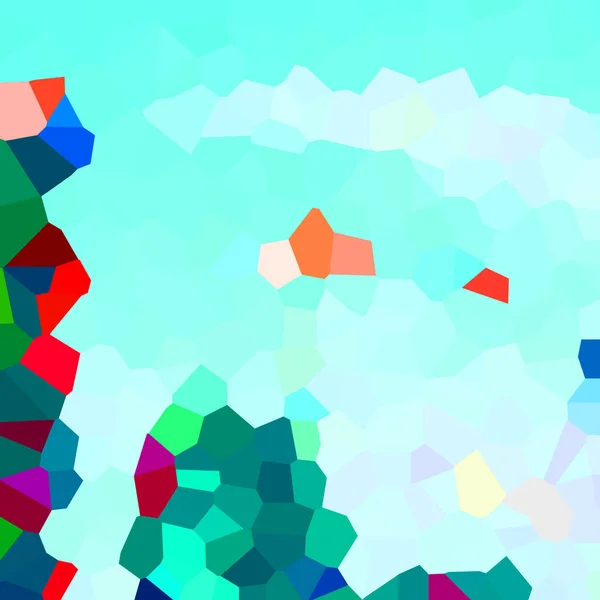 Abstract Gekristalliseerde Multicolor Achtergrond Design Template — Stockfoto
