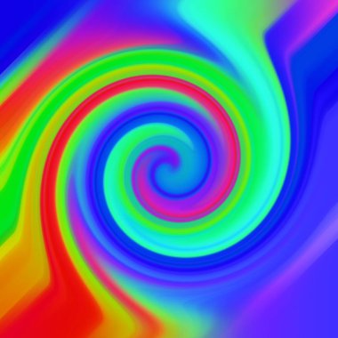 Soyut renkli arkaplan, çevirme kavramı