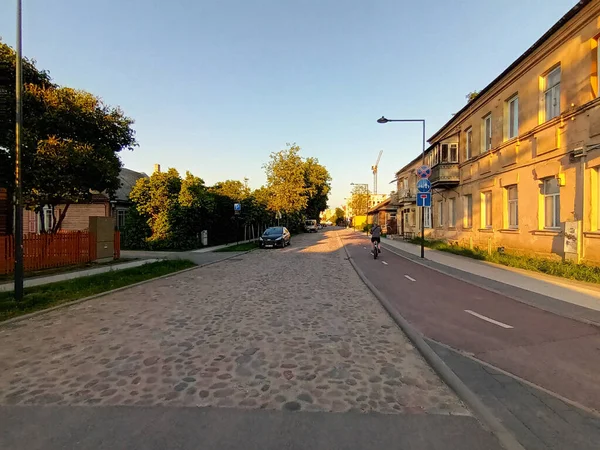 City Streets View Summer Vilnius Lithuania — Stockfoto