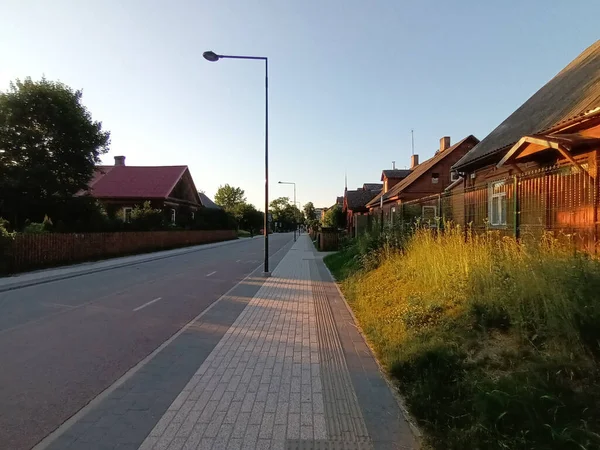 Ville Vue Sur Les Rues Été Vilnius Lituanie — Photo