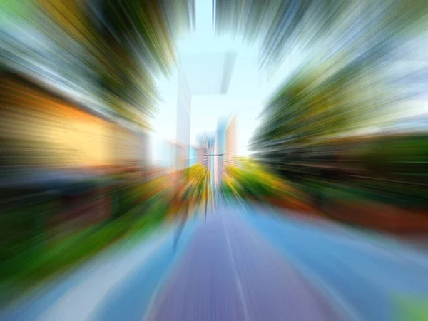 Vilnius Blurred City Motion Background Lithuania — Stock Photo, Image