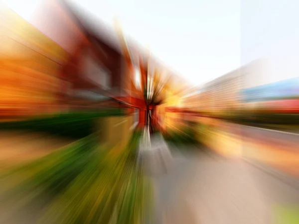 Vilnius Blurred City Motion Background Lithuania — Stock Photo, Image