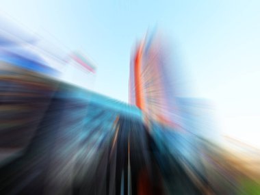 Vilnius şehir hareket arkaplanını bulanıklaştırdı, Litvanya