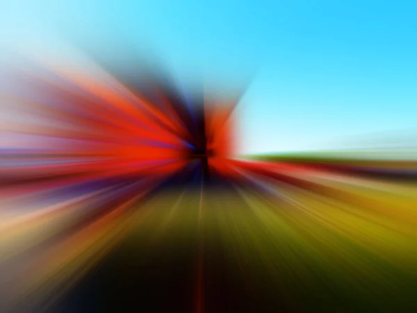 Abstract Colorful Fast Motion Rural Background — ストック写真