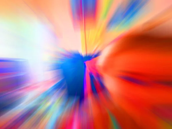 Colorful Fast High Speed Blur Zoom Background Dynamic Blast Flash — Stok fotoğraf