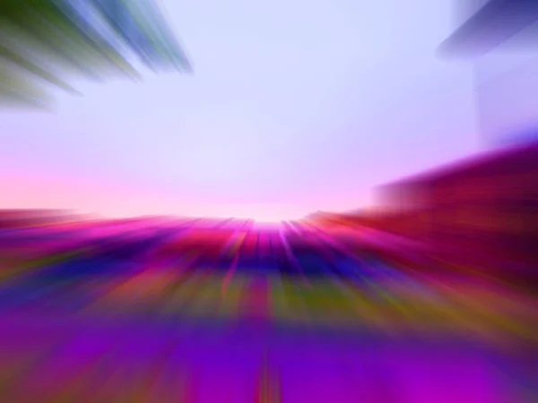 Renkli Hızlı Yüksek Hızlı Bulanık Zoom Arkaplanı Dinamik Patlama Flaşı — Stok fotoğraf