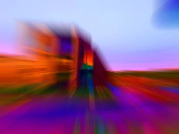 Colorful Fast High Speed Blur Zoom Background Dynamic Blast Flash — Stock Fotó