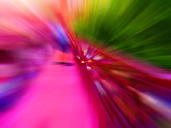 Colorido Rápido Alta Velocidade Desfoque Zoom Fundo Explosão Dinâmica Efeito — Fotografia de Stock