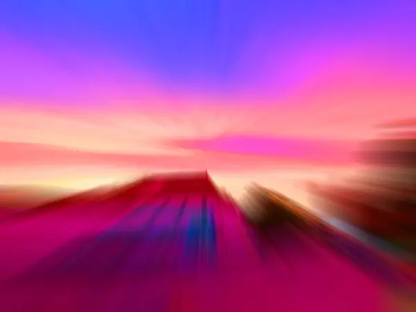 Colorful Fast High Speed Blur Zoom Background Dynamic Blast Flash — Photo