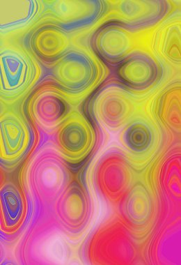 Dalgalarla soyut renkli arkaplan görüntüsü