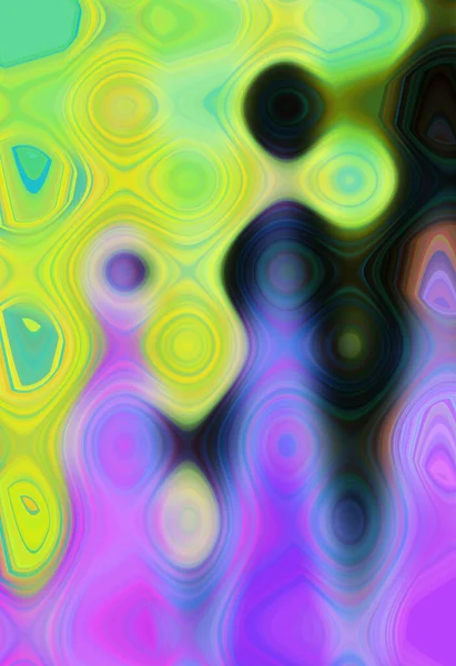 Абстрактный Красочный Фон Волнами — стоковое фото