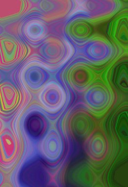 Dalgalarla soyut renkli arkaplan görüntüsü