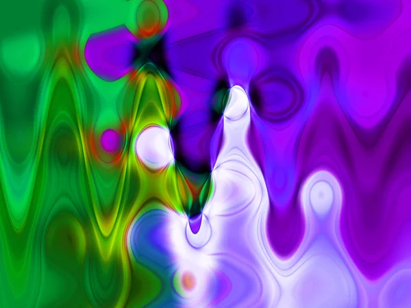 Vibrant Colorful Waves Background View — Photo