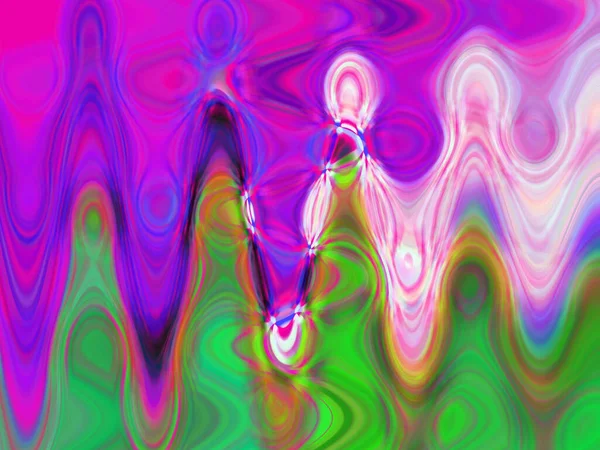 Vibrant Colorful Waves Background View — Fotografia de Stock