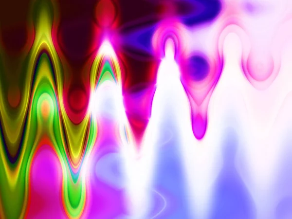 Vibrant Colorful Waves Background View — Foto de Stock