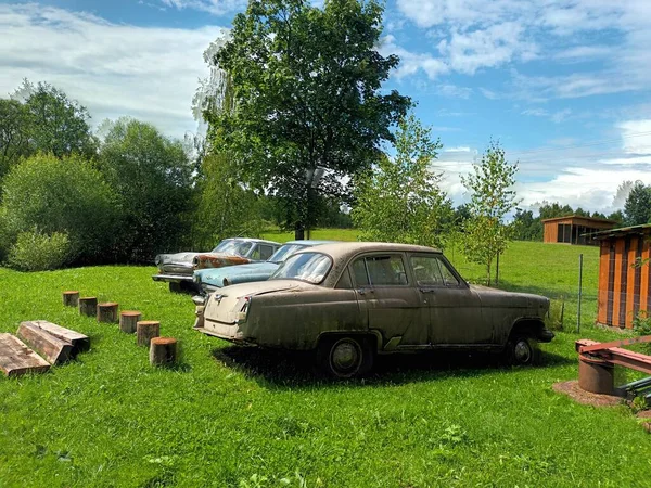 Старый Автомобиль Городе — стоковое фото