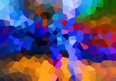 abstract vivid colorful background, crystals concept 