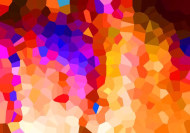 abstract vivid colorful background, crystals concept   