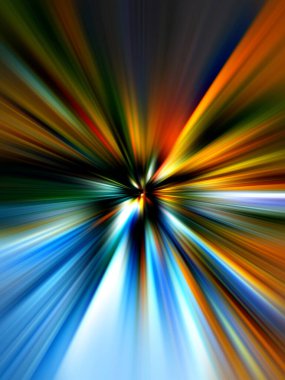 Soyut renkli bulanık arkaplan, hız kavramı 