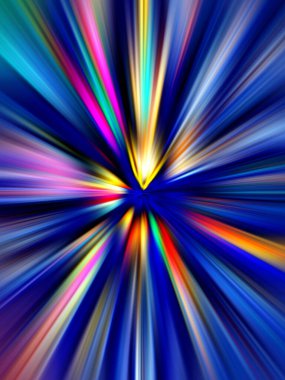 Soyut renkli bulanık arkaplan, hız kavramı 