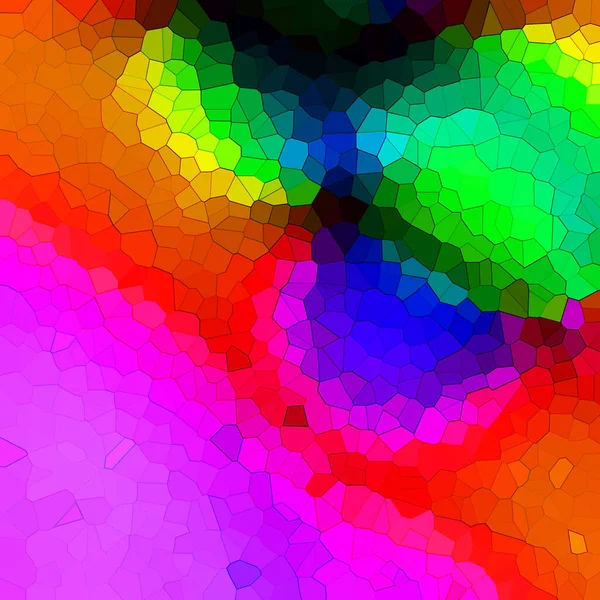 Abstrakcyjna Kolorowa Koncepcja Tła Mozaiki — Zdjęcie stockowe