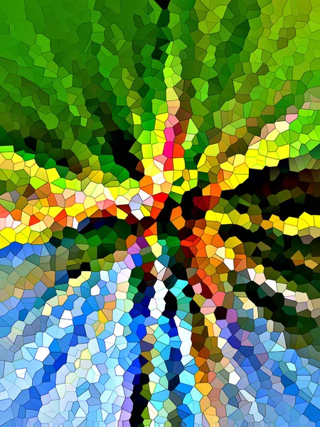 Abstracto Colorido Mosaico Fondo Concepto — Foto de Stock