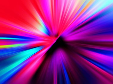 Soyut renkli bulanık arkaplan, hız kavramı 