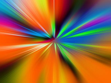Soyut renkli bulanık arkaplan, hız kavramı 