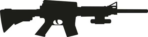 陆军突击步枪标志 武器标识和符号 — 图库矢量图片