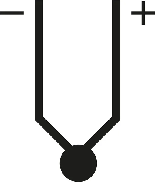 Знак Термопары Можно Использовать Измерения Температуры Электронные Знаки Символы — стоковый вектор