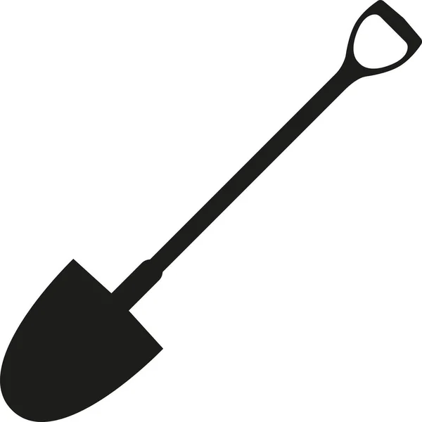 Shovel Icon Sign Construction Equipment Signs Symbols — Stock Vector