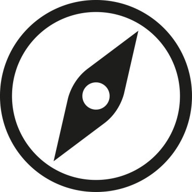 Navigasyon simgesi işareti. Yönlendirme işaretleri ve sembolleri.