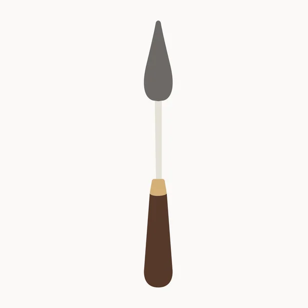 Palet Bıçağı Boyama Aracı Vektör Grafik Tasarımı — Stok Vektör