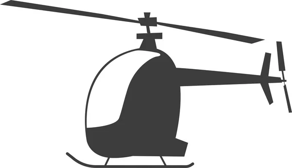 Ikona Helikoptéry Přepravní Značky Symboly — Stockový vektor