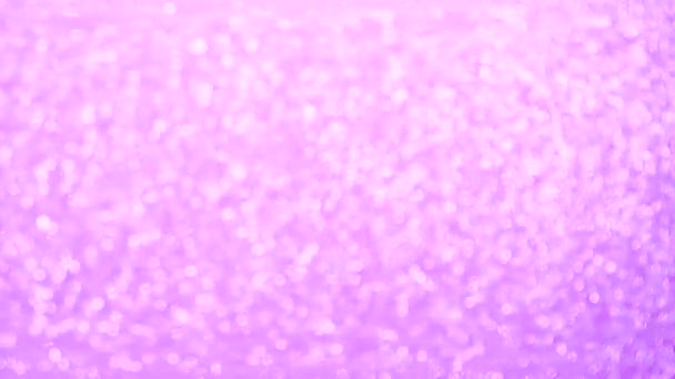 Ігристий Рожевий Фіолетовий Фон Матеріал Розмивання Боке Святкова Текстура Світлі — стокове відео