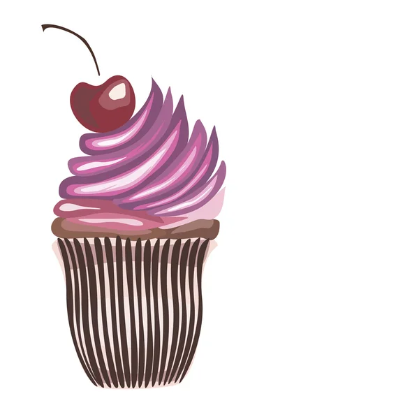 Vektor cupcake. EPS — Stock vektor