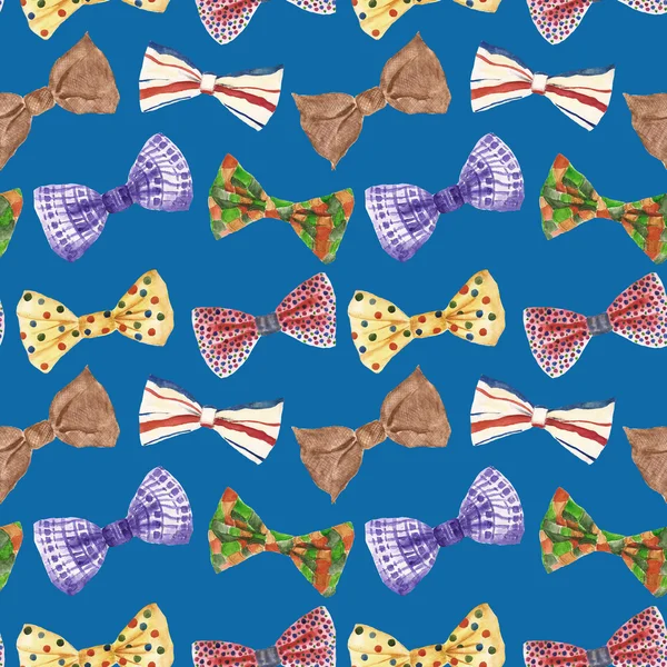 Seamless pattern with bow tie — Stock Photo, Image