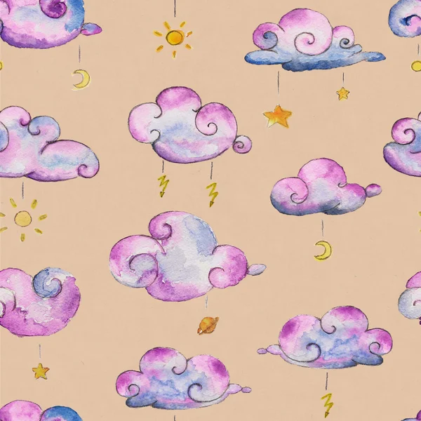 Seamless cloud pattern — Stock Photo, Image