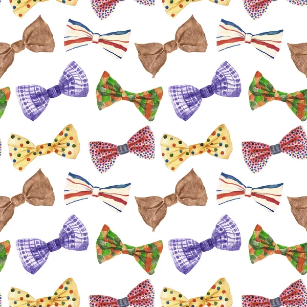 Seamless pattern with bow tie — Stock Photo, Image