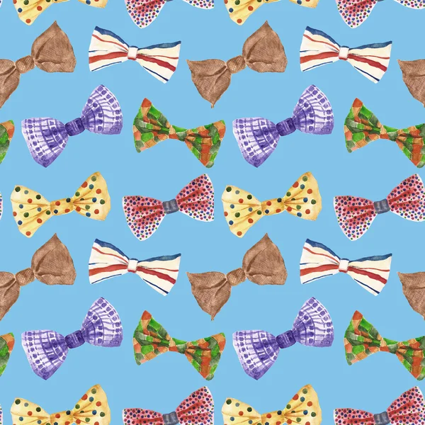 Seamless pattern with bow tie — Stock Photo, Image