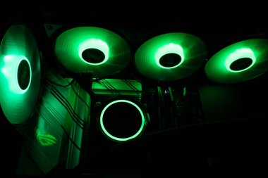 Sistem biriminde gece ana kartın aydınlanması