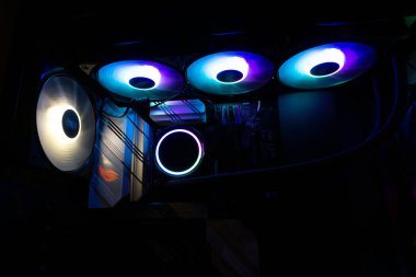 Sistem biriminde gece ana kartın aydınlanması